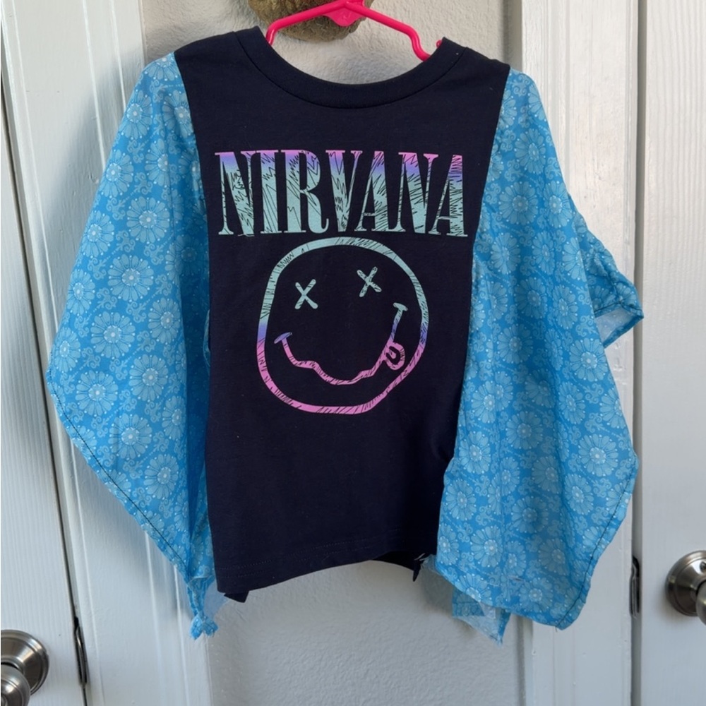 Upcycled Nirvana Poncho Sleeve